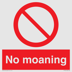 No Moaning